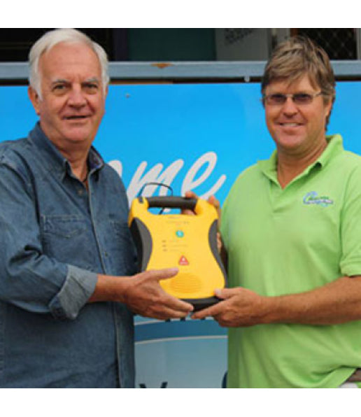 Donated Defibtech defib saves a life within hours Defibtech Australia